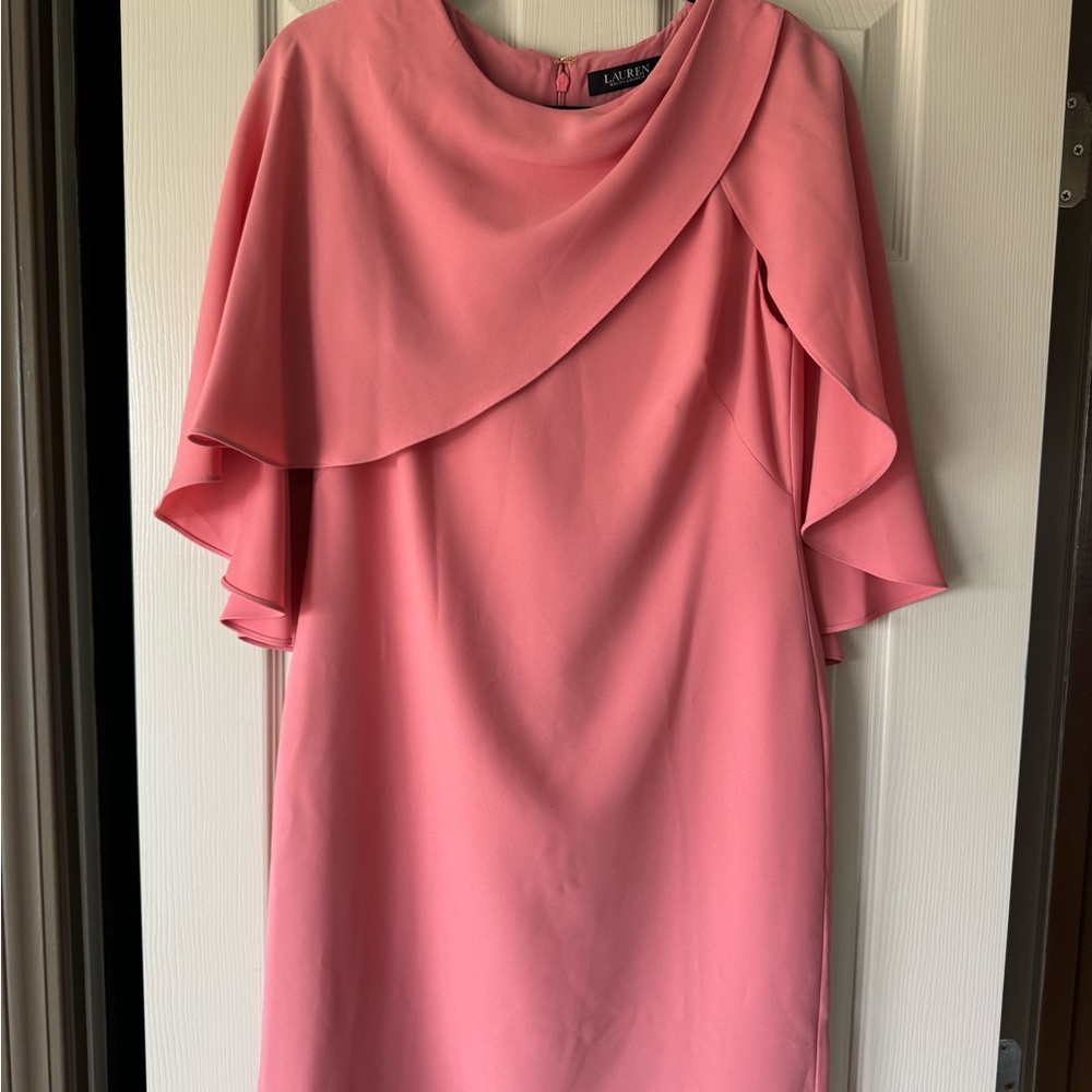 Kasper Asymmetrical Pink Dress